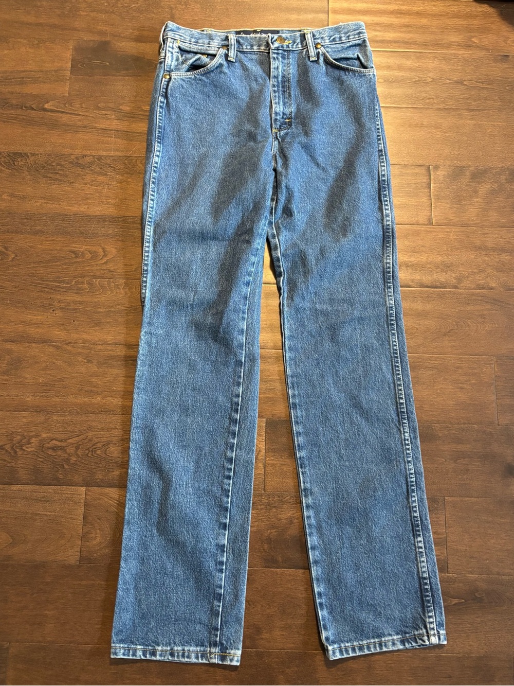 Wrangler George Strait Cowboy Cut Slim Fit Jeans Heavyweight Denim 31x34